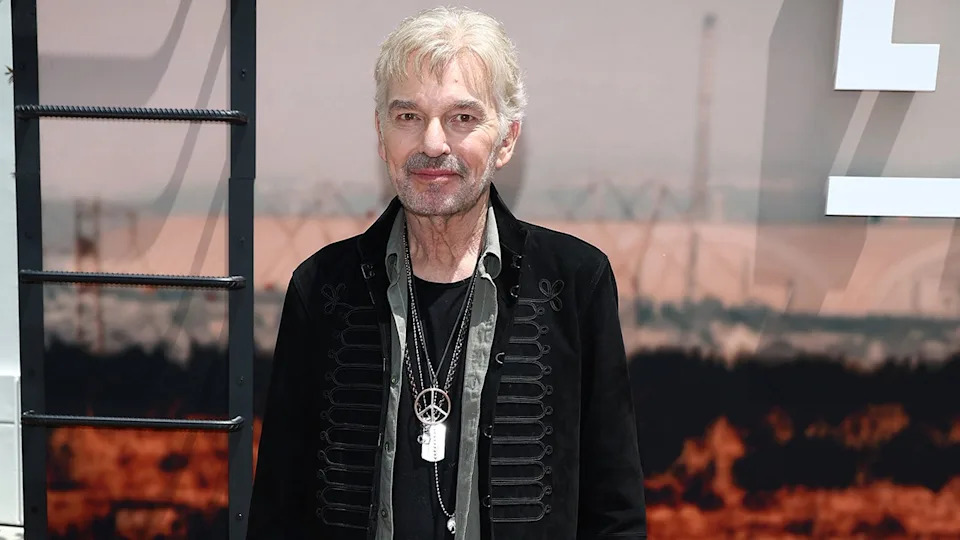 Billy Bob Thornton standing at the Los Angeles Emmy FYC event for Paramount+ series Landman