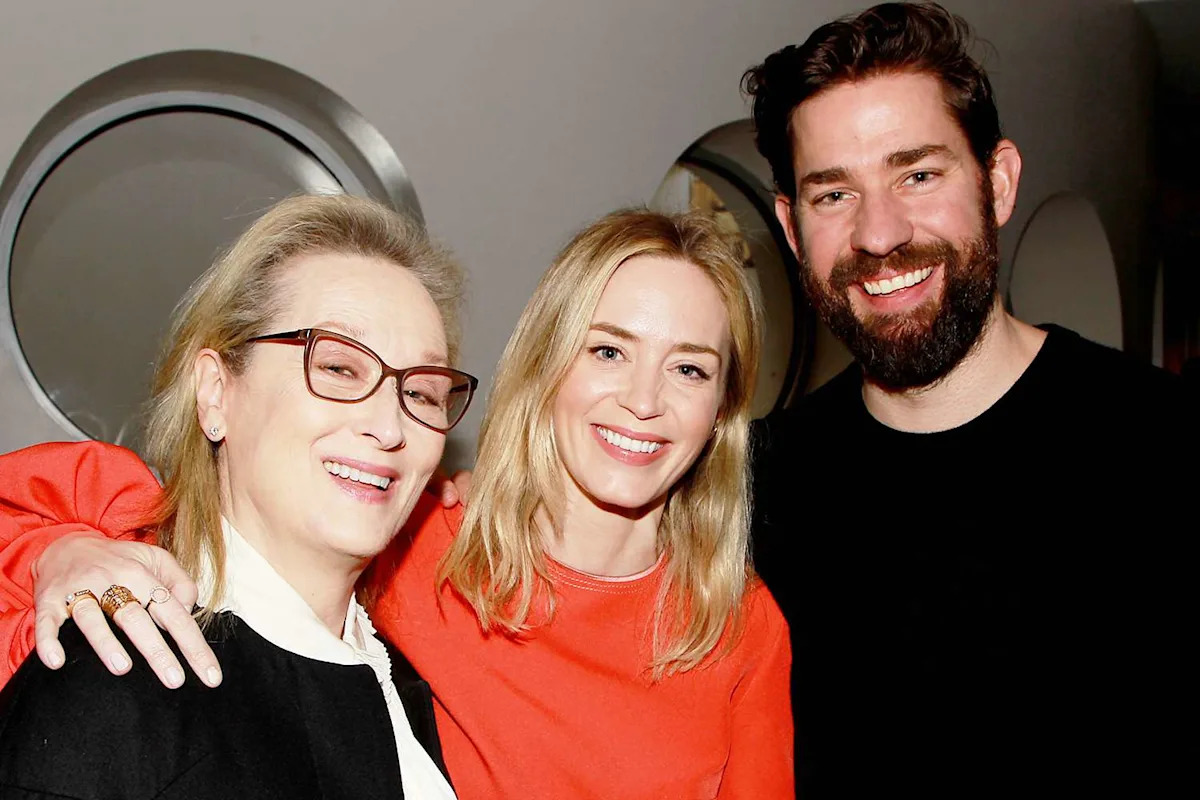Emily Blunt Says Meryl Streep 'Indulged' Her Family by Dancing to 'Mamma Mia' at Her Wedding to John Krasinski