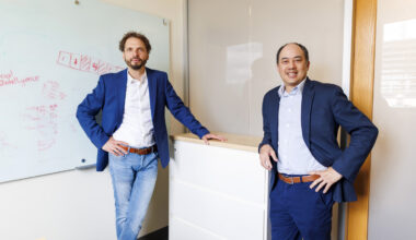 Hugo Aerts (left) and Raymond Mak.