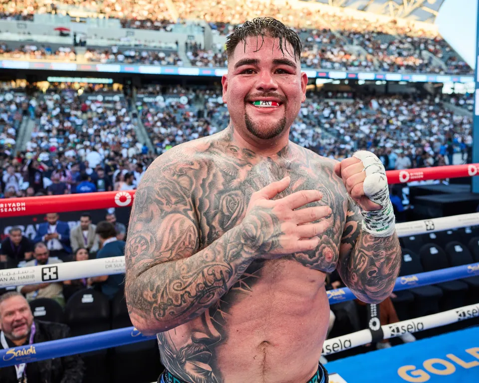 Andy Ruiz after drawing with Jarrell Miller