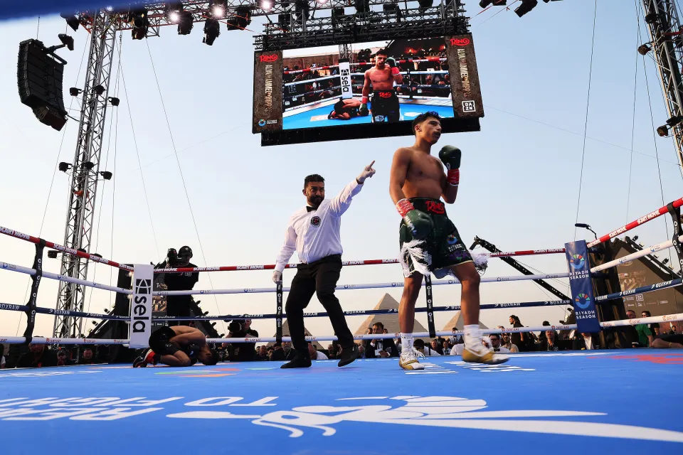 Sultan Almohammed after knocking out Dedy Imprax