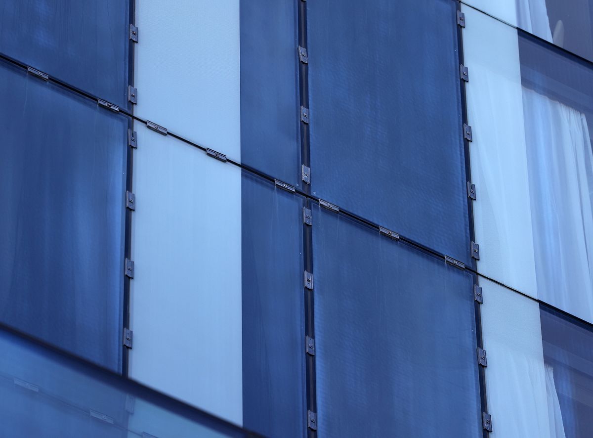 The stitch plates seen on the exterior