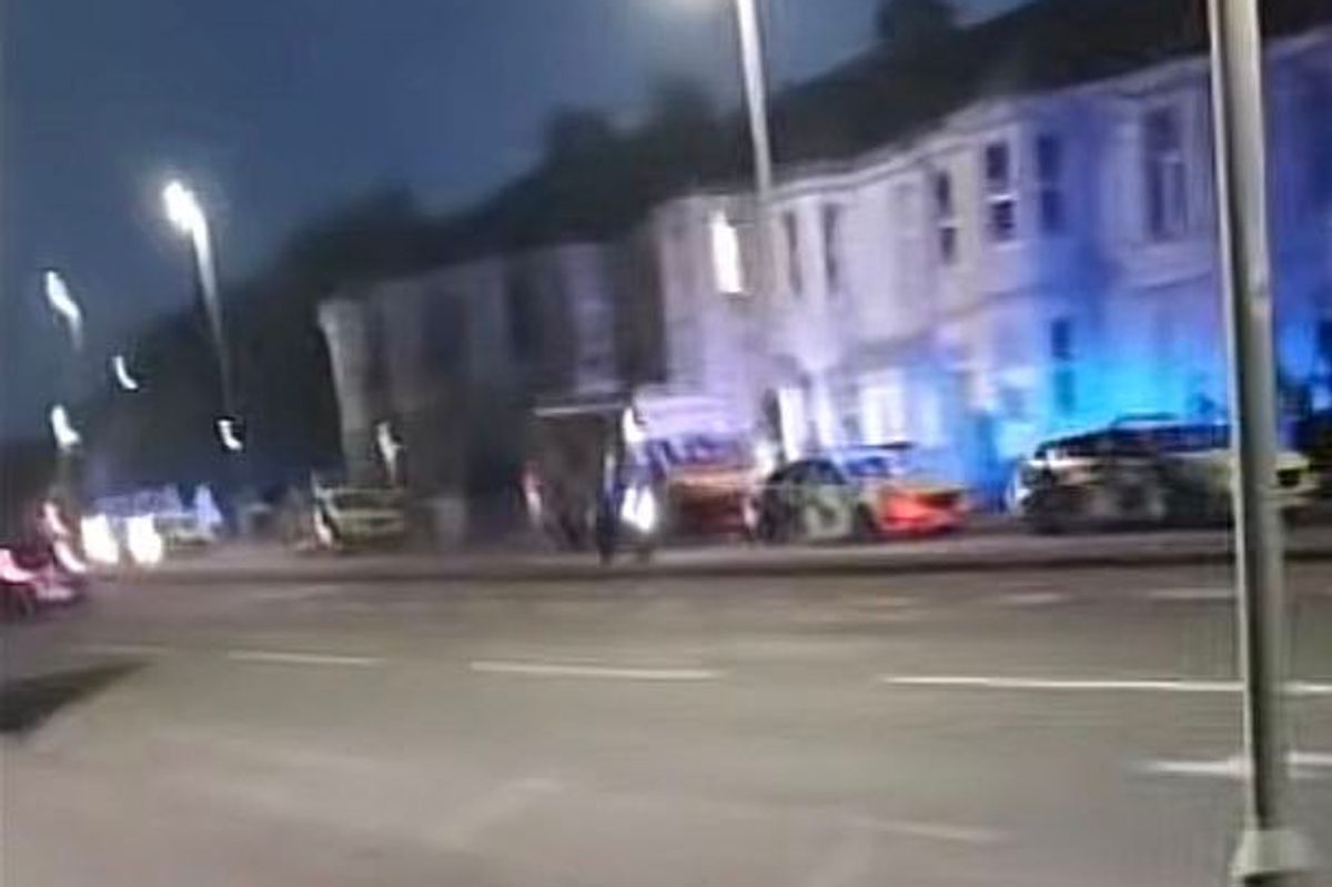 Police spotted in Plymouth 