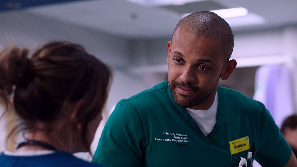 The upcoming episode will see Matty Linlaker, played by Aron Julius, risk his career for Stevie Nash, played by Elinor Lawless