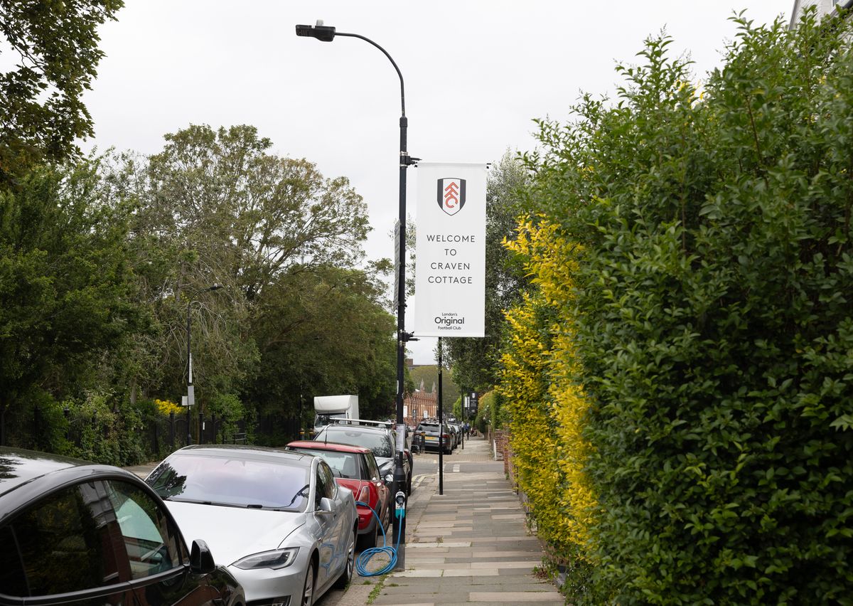 A banner on Stevenage Road