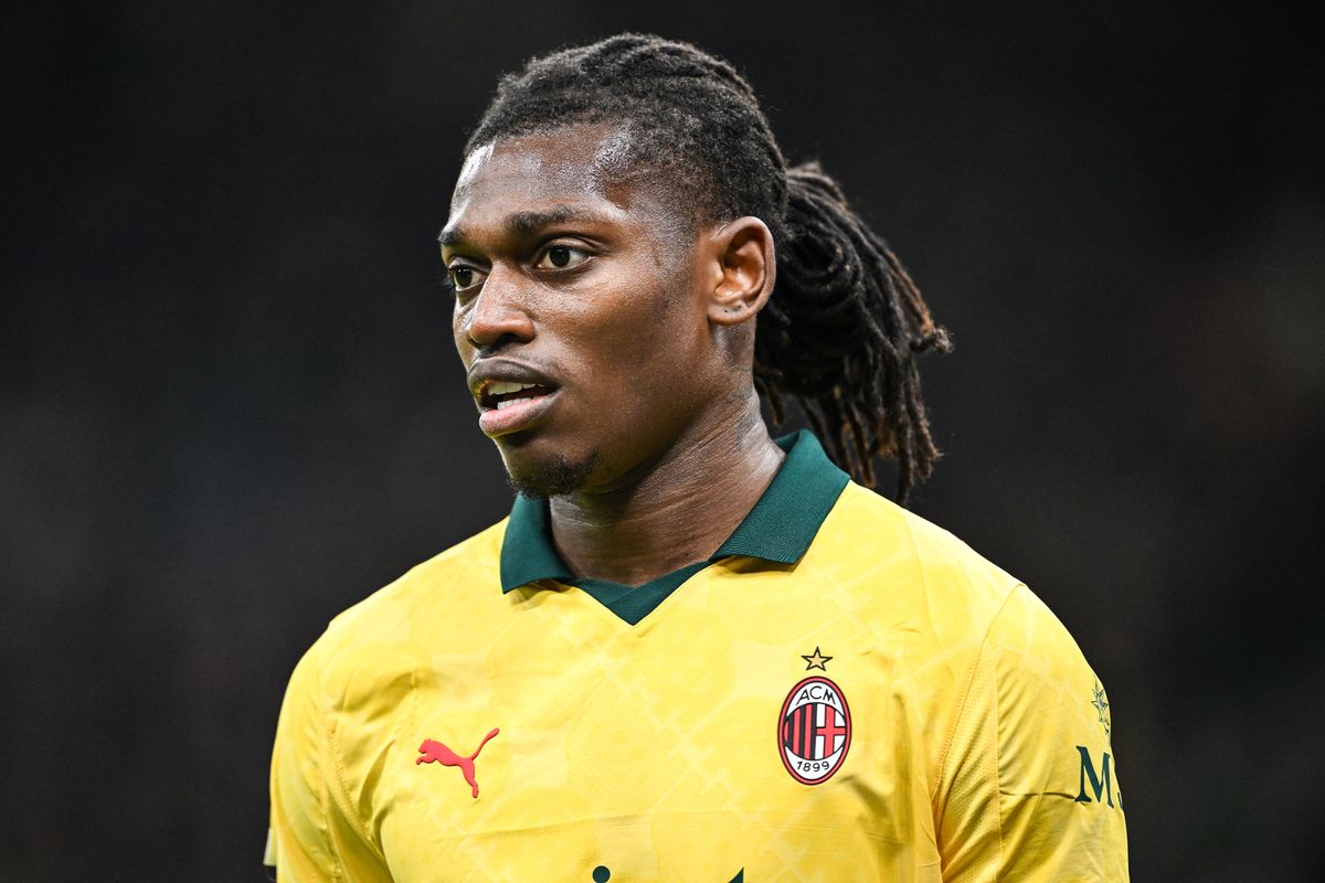 Rafael Leao during AC Milan vs Atalanta