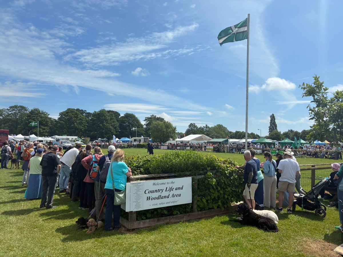 The public enjoying the Devon County Show.
