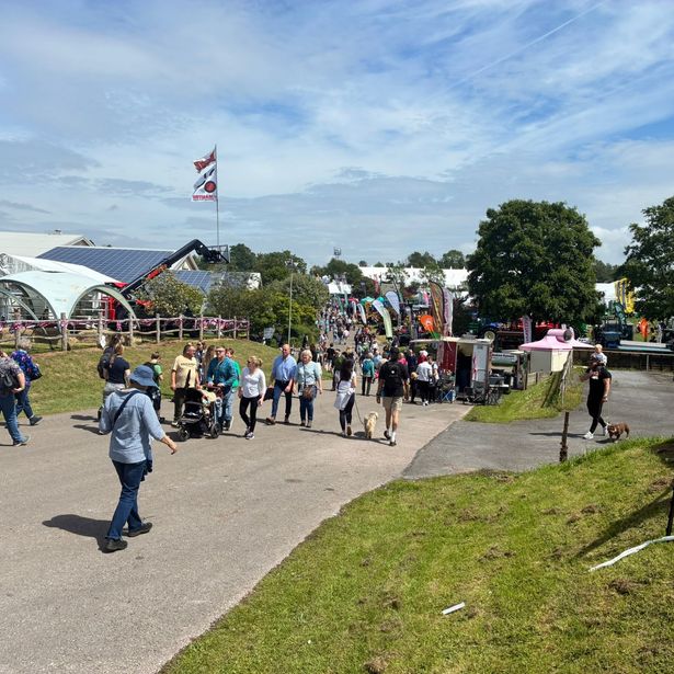 The public enjoying the Devon County Show.