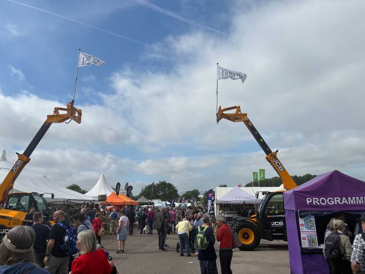 The public enjoying the Devon County Show.