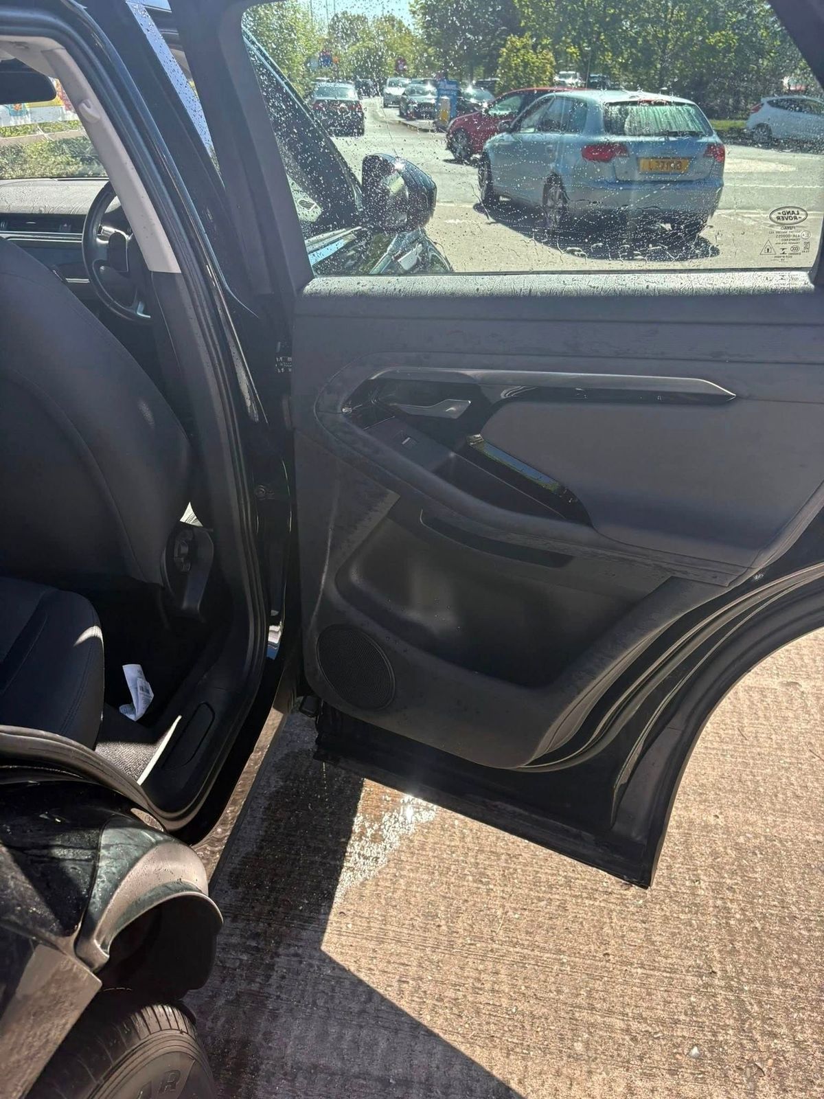 Water dripping from inside the car