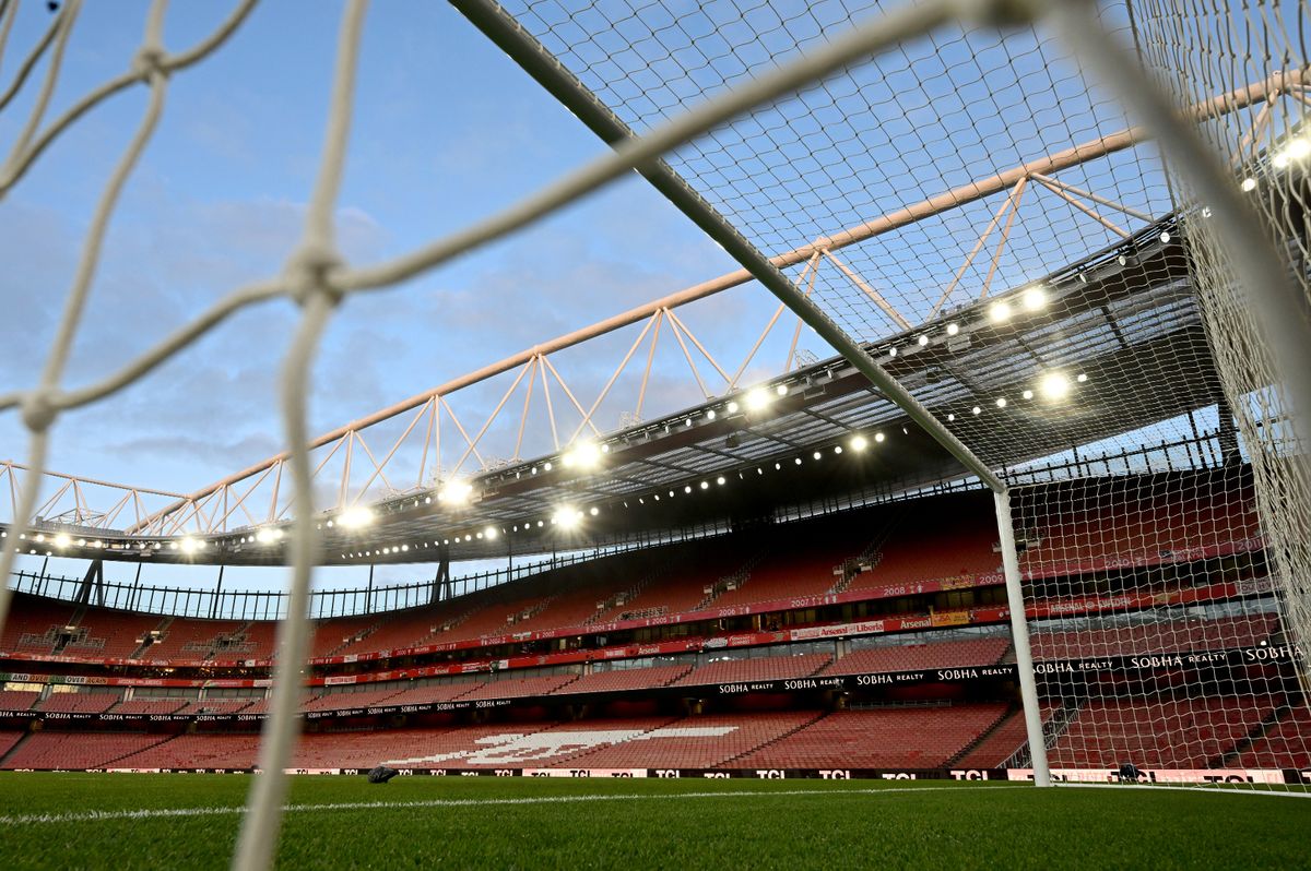 A general view of Emirates Stadium before the Premier League match between Arsenal and Aston Villa.