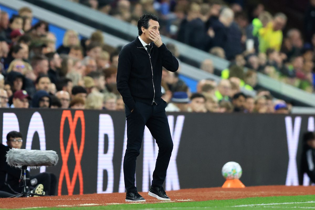 Aston Villa manager Unai Emery