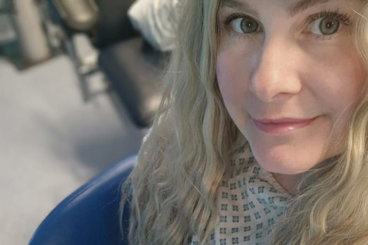 Louise Jensen, who has remortgaged her home to pay for cancer treatment not available on the NHS