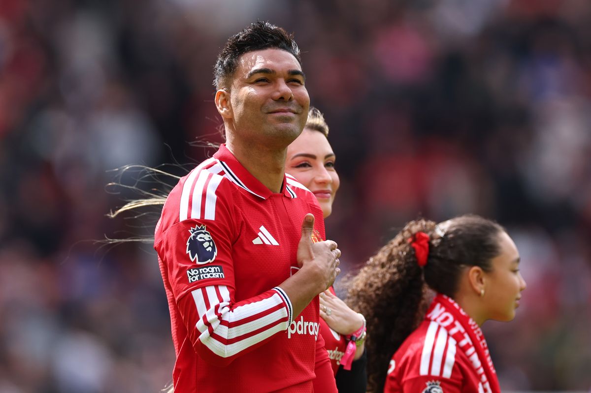 Casemiro was due to hold a press conference after his final Manchester United home game but was unable to appear