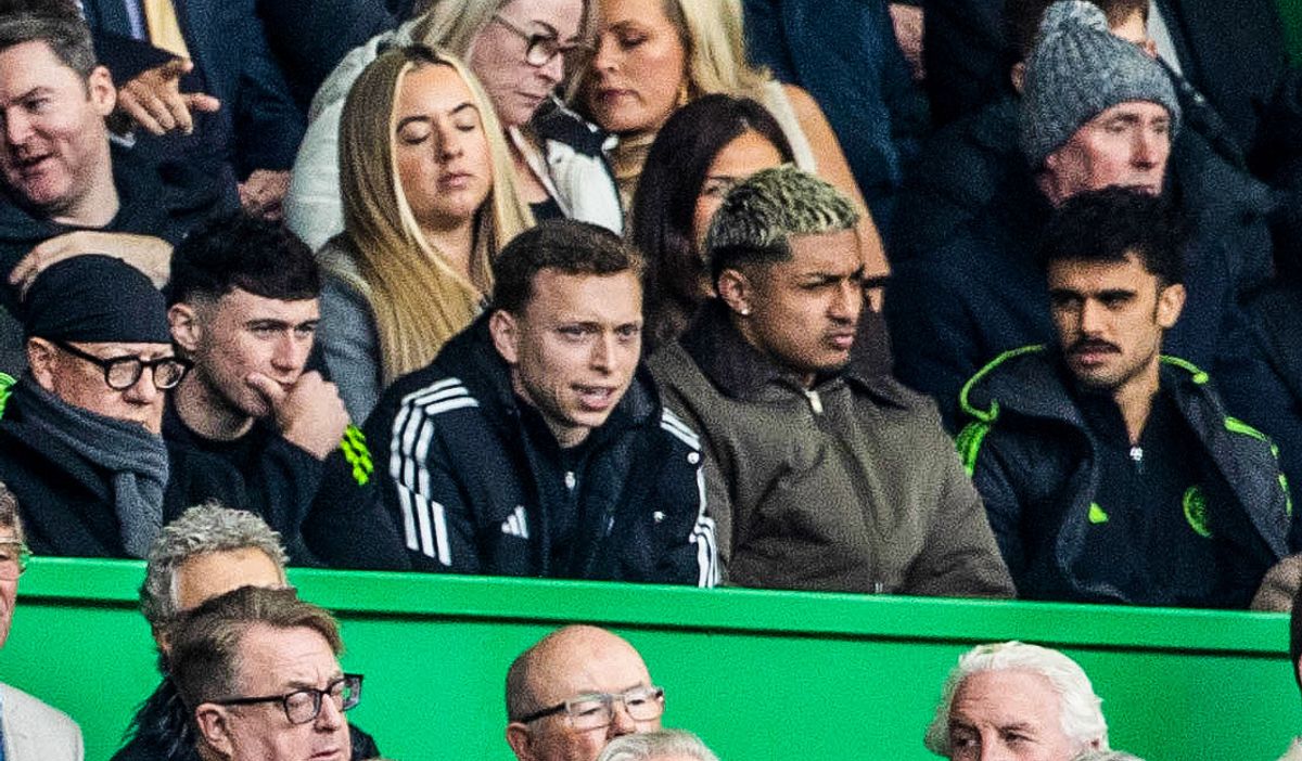 Jota and Julian Araujo were last spotted at Celtic Park watching April's 1-0 win over St Mirren