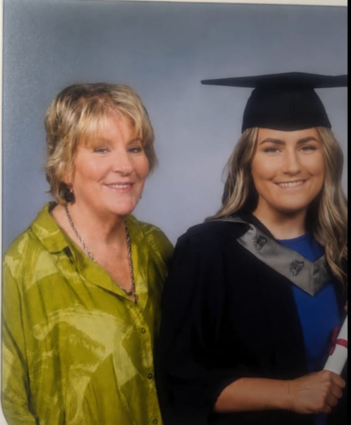Ciara and her mum at her graduation