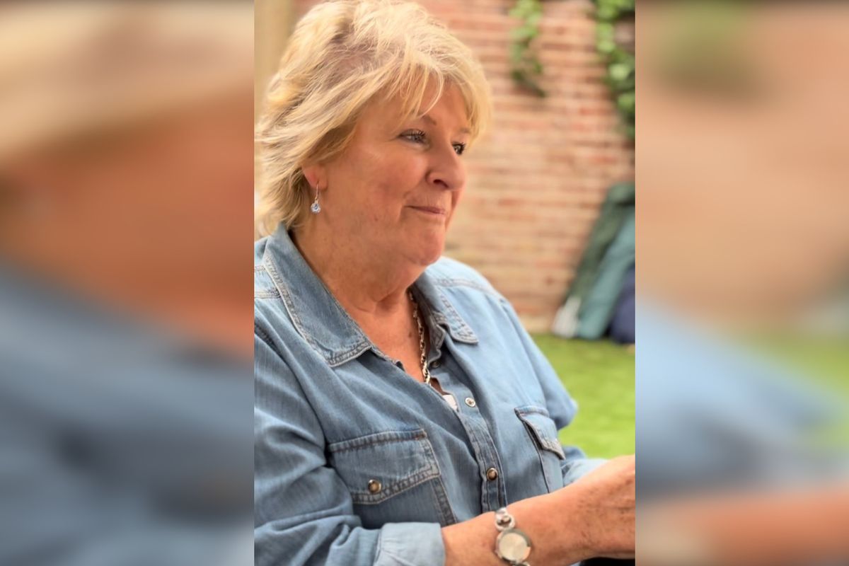 Claire pictured last July, just four months before she died