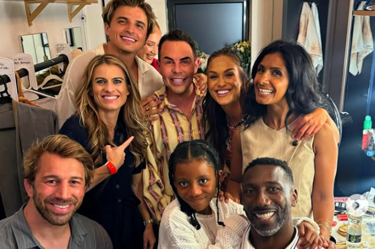Strictly Come Dancing stars supporting Chris Dennis