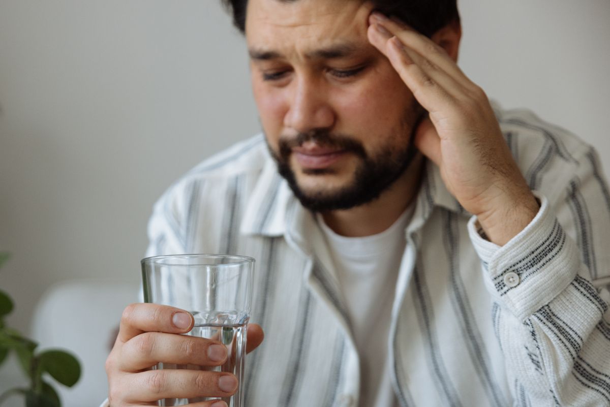 Man drinking