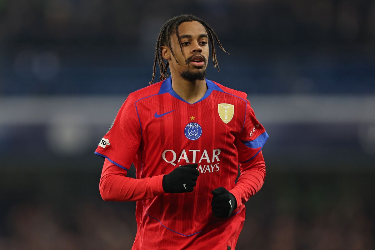 Liverpool has been linked with PSG winger Bradley Barcola