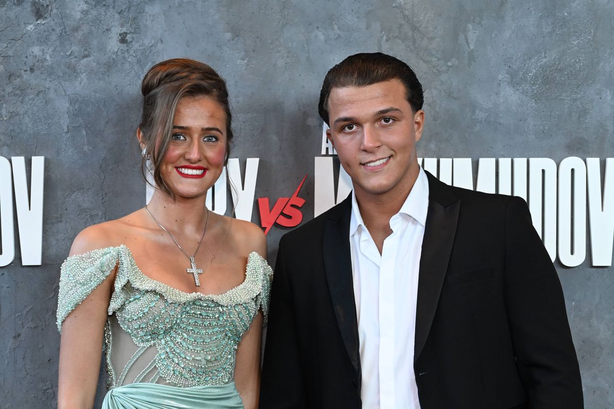 Venezuela Fury and Noah Price attend Tyson Fury vs. Arslanbek Makhmudov Fight Night at Tottenham Hotspur Stadium on April 11, 2026