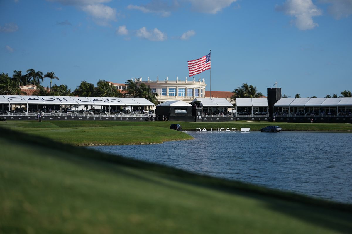 View of the clubhouse at Trump National Doral 