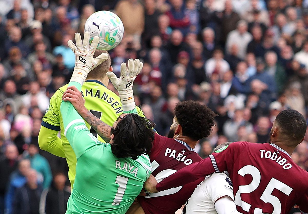 West Ham were furious after a late leveller against Arsenal was disallowed