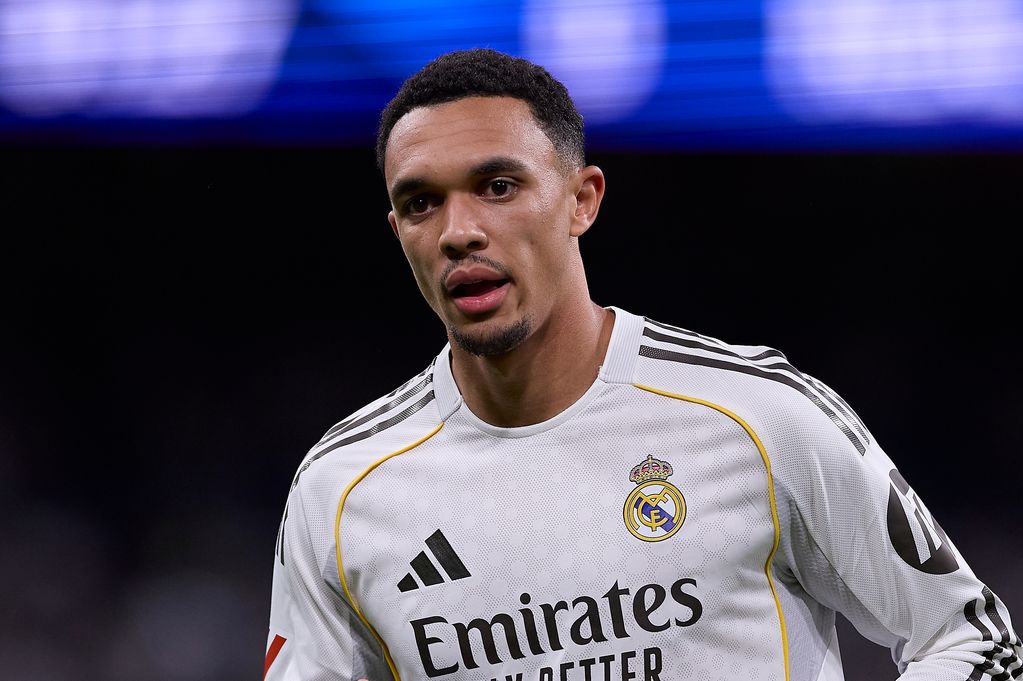 Trent Alexander-Arnold in action for Real Madrid.