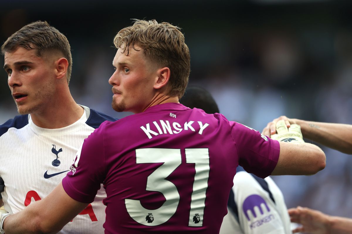 Tottenham Hotspur goalkeeper Antonin Kinsky ended the Premier League season in spectacular fashion