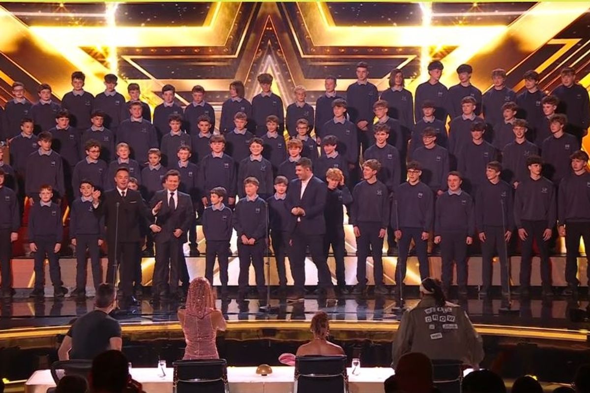 Glan Taf Boys Choir performed in the fourth semi final of Britain's Got Talent.