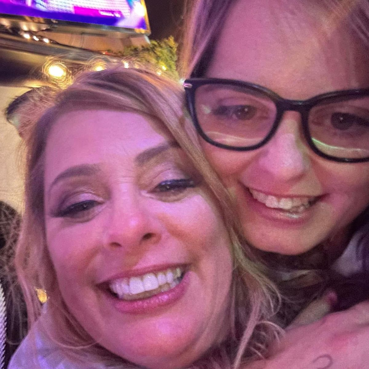 Sally with her daughter Lisa