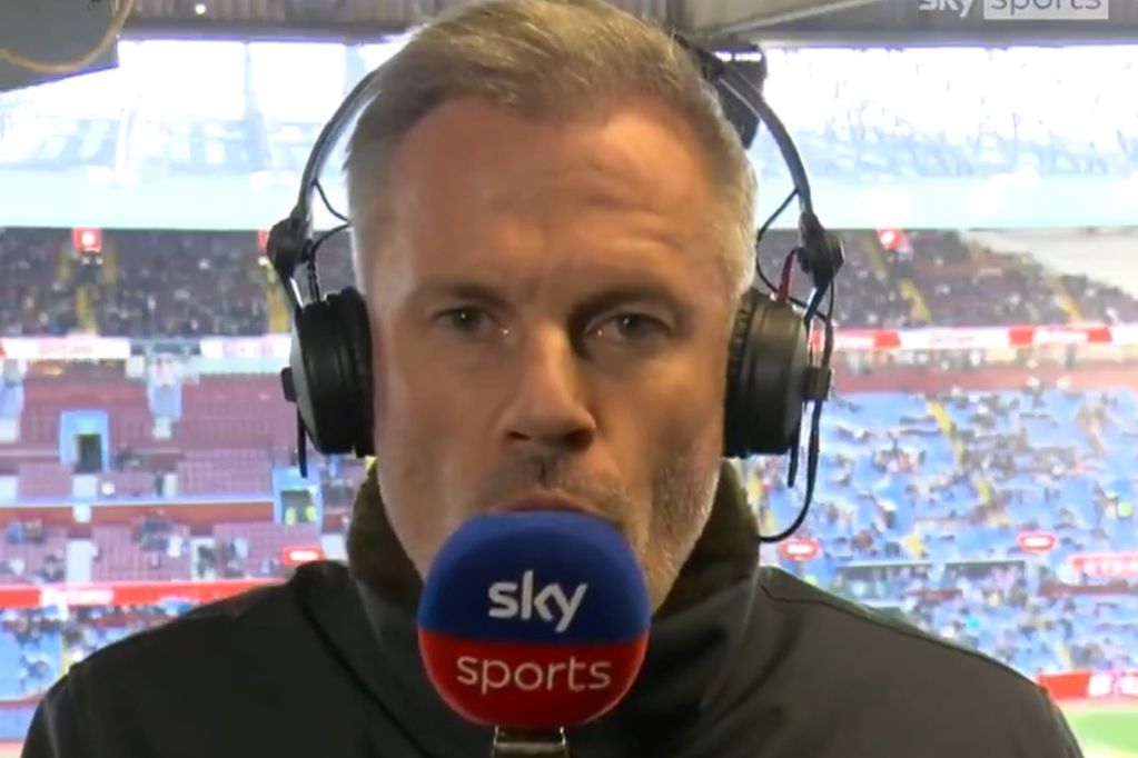 Jamie Carragher speaking on Sky Sports