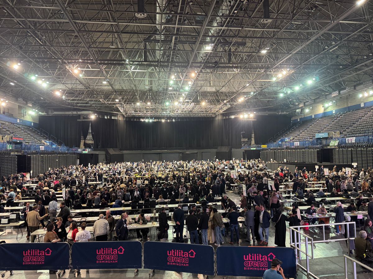 Votes for councillors looking to be elected yto Birmingham City Council were counted at the Utilita Arena but one ward's count was carried over until Monday