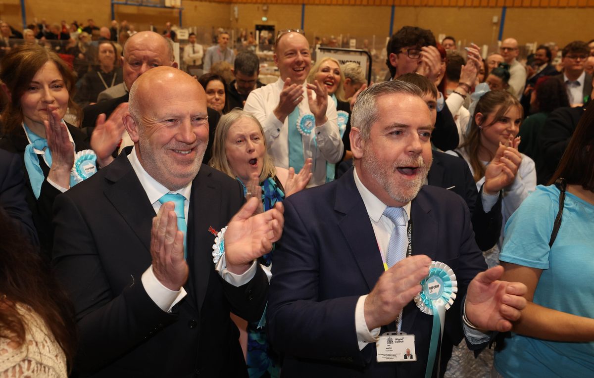 Reform UK won 24 of 25 seats in Wigan