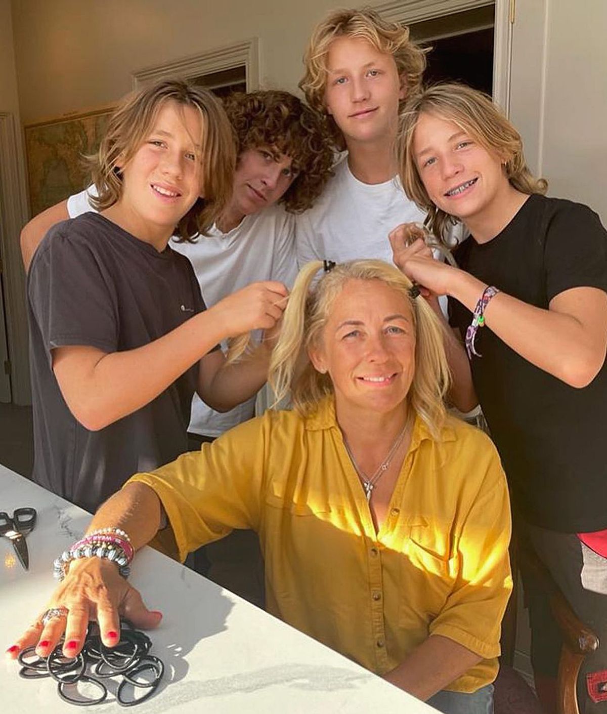 The mum of four was open about her journey on Instagram