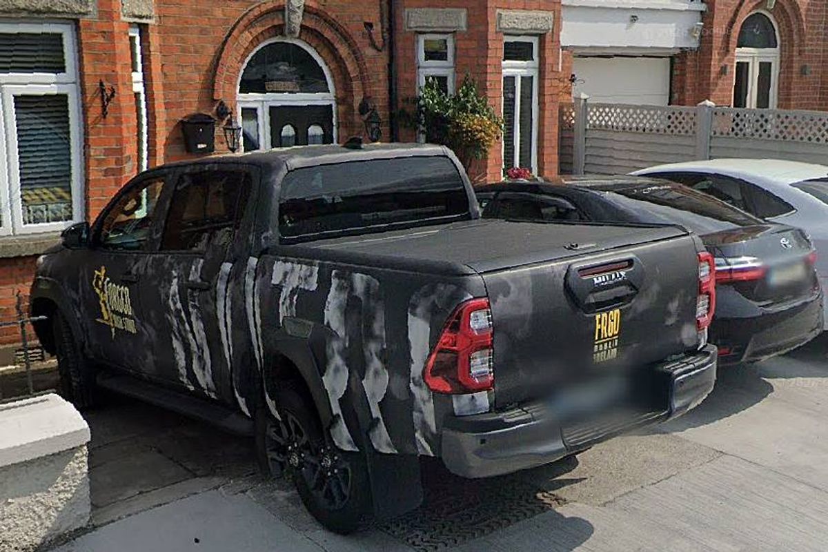 The truck given to Councillor Sutcliffe by McGregor