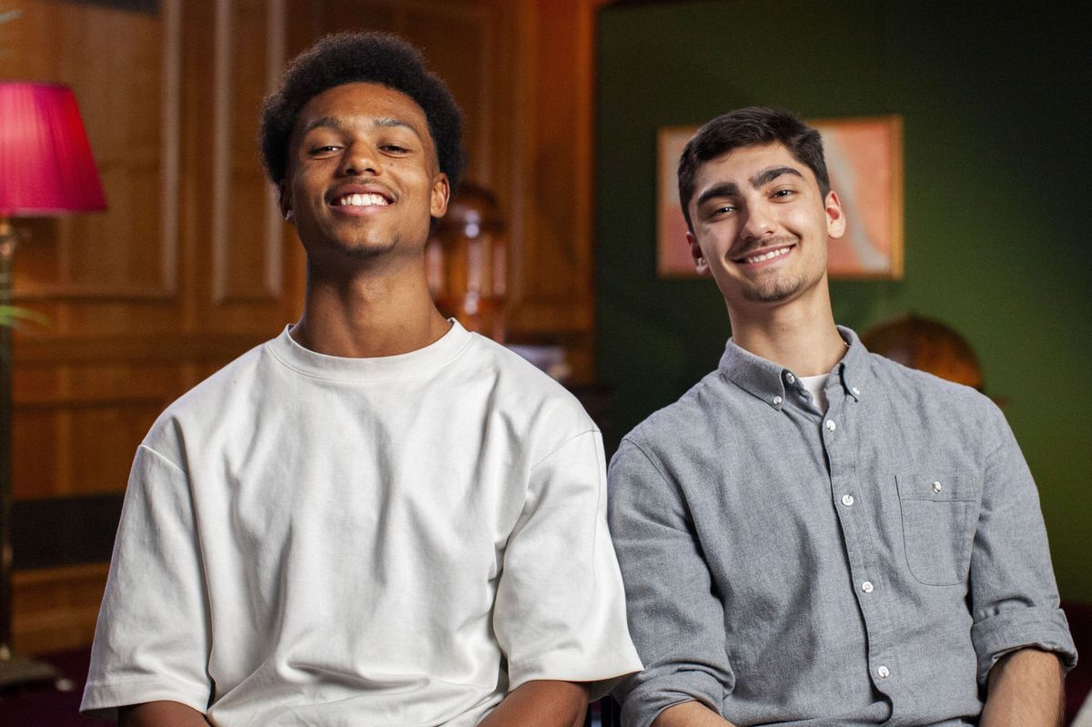 Jo Diop and Kush Burman during the reunion episode of Race Across the World