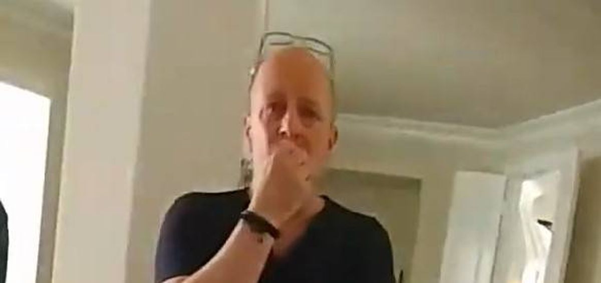 Kris Harrison when police attended his address after shooting his daughter Lucy Harrison