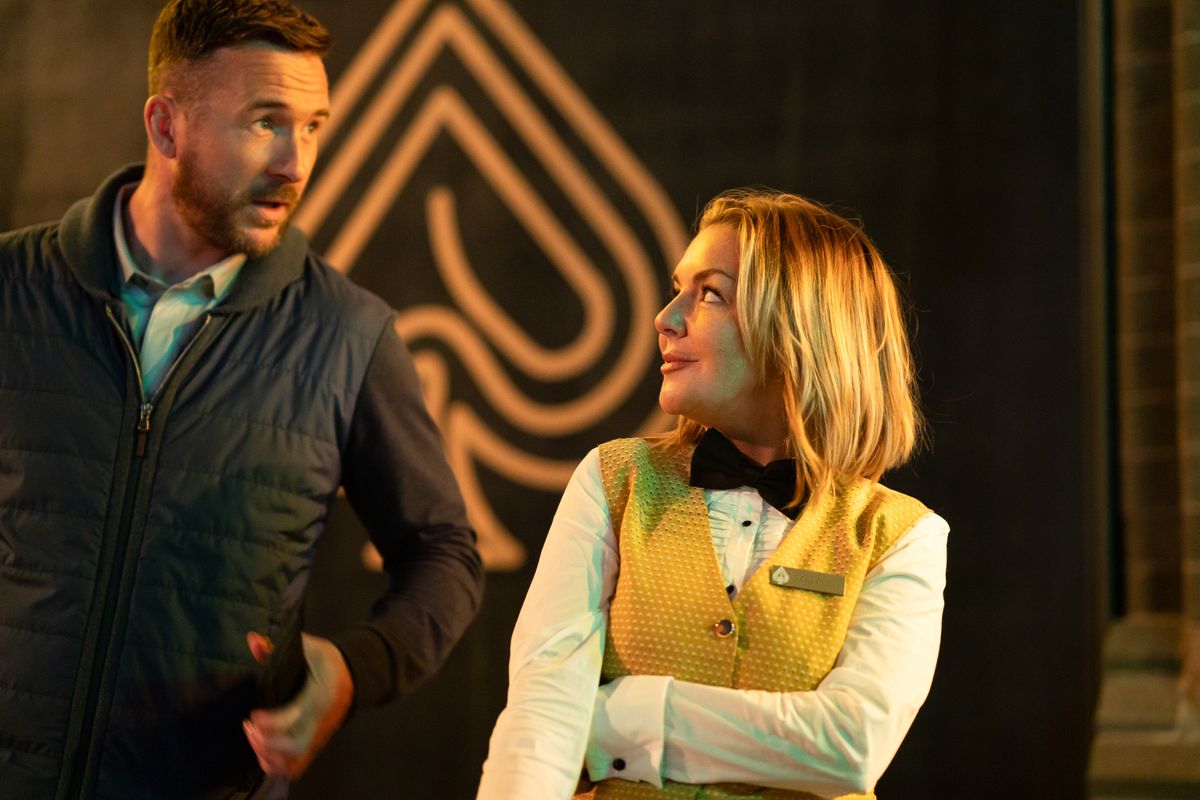 Barry Sloane stars opposite Sheridan Smith in The Cage, which is available to watch on iPlayer now