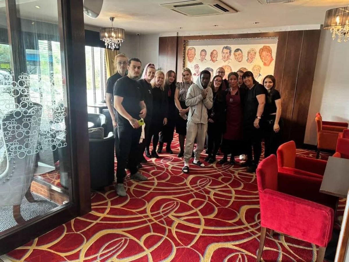 Tinchy Stryder, stayed the night at Blancos Bar and Restaurant