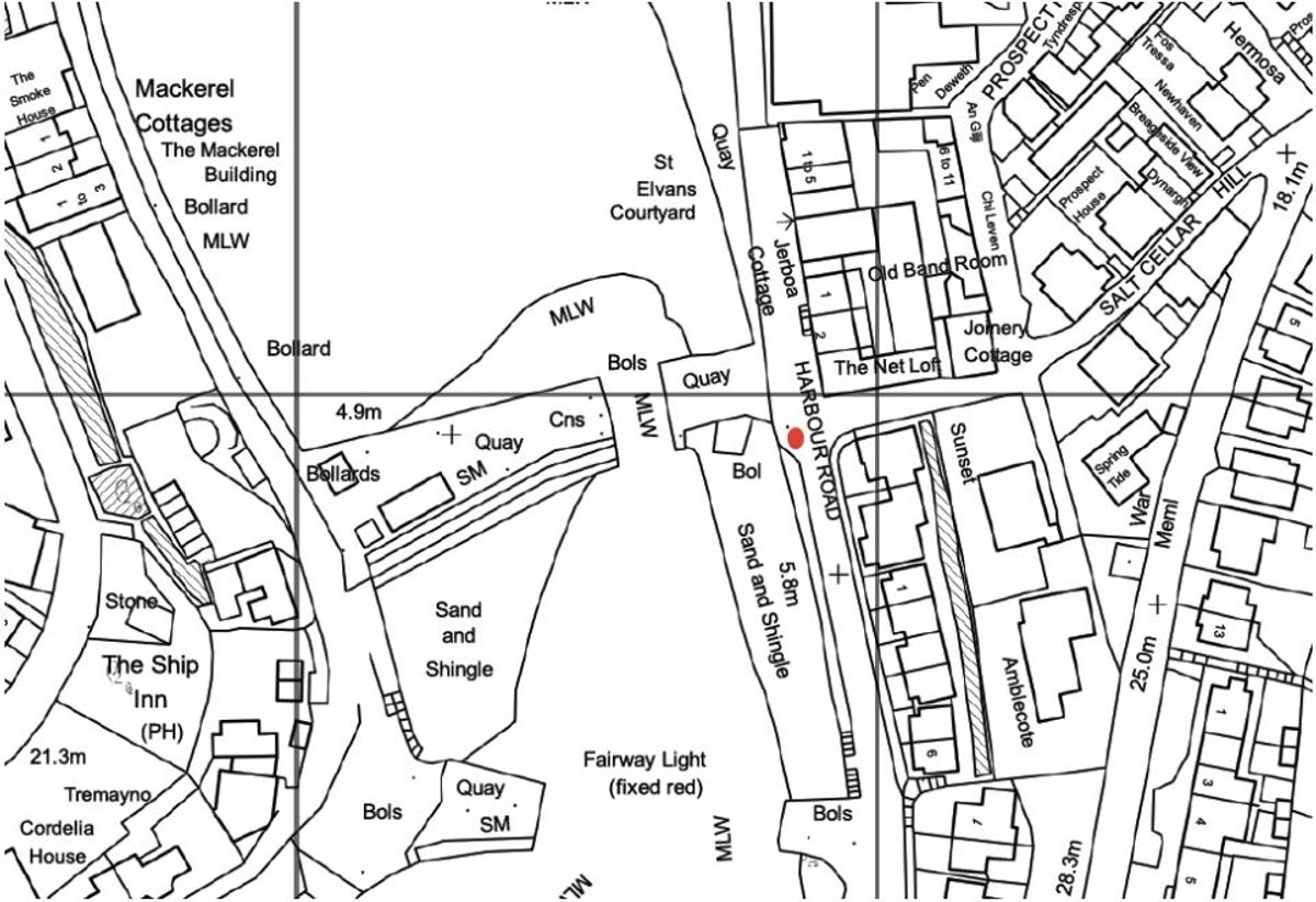 The red dot shows where the pay and display machine would be installed