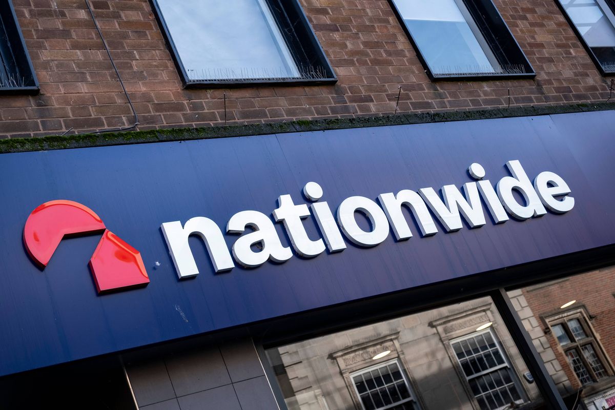 New corporate identity and logo Nationwide Building society on 29th October 2025 in Shrewsbury, United Kingdom. Nationwide Building Society is a British mutual financial institution, the seventh largest cooperative financial institution and the largest building society in the world. (photo by Mike Kemp/In Pictures via Getty Images)