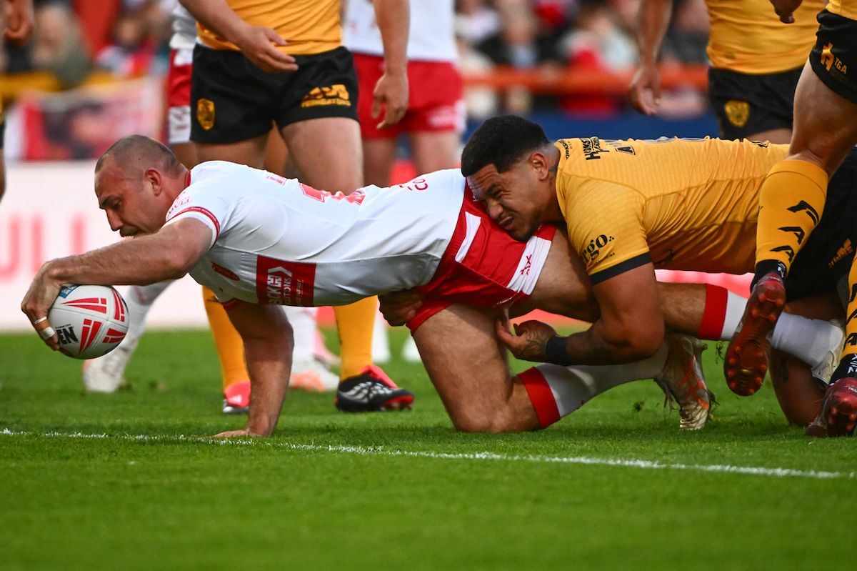 Karl Lawton scored twice for Hull KR against Castleford Tigers