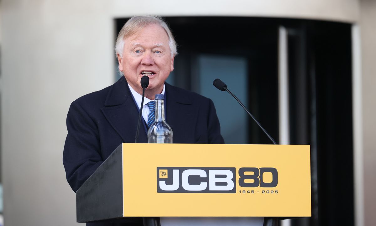 Anthony Bamford, 80, currently runs the £6.5billion construction company