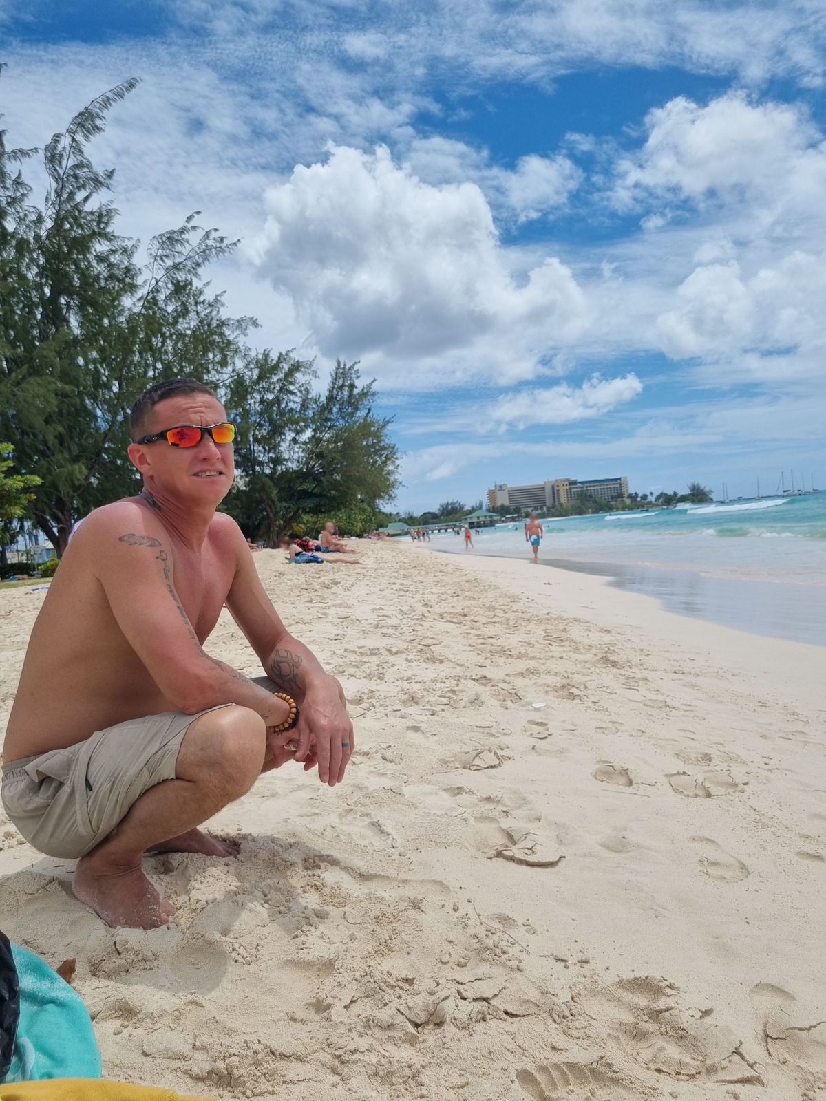 Ryan on a beach