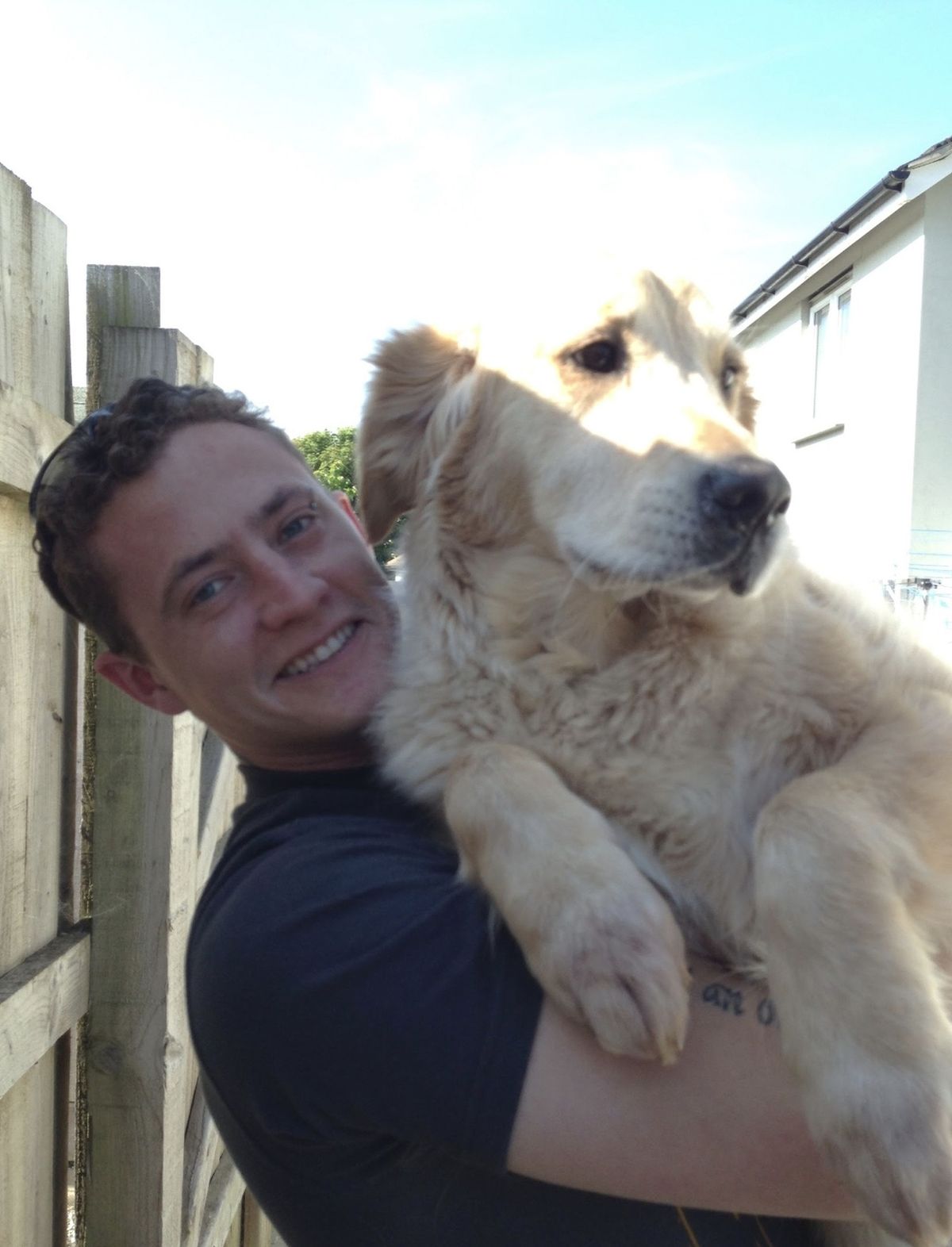 Ryan and a dog
