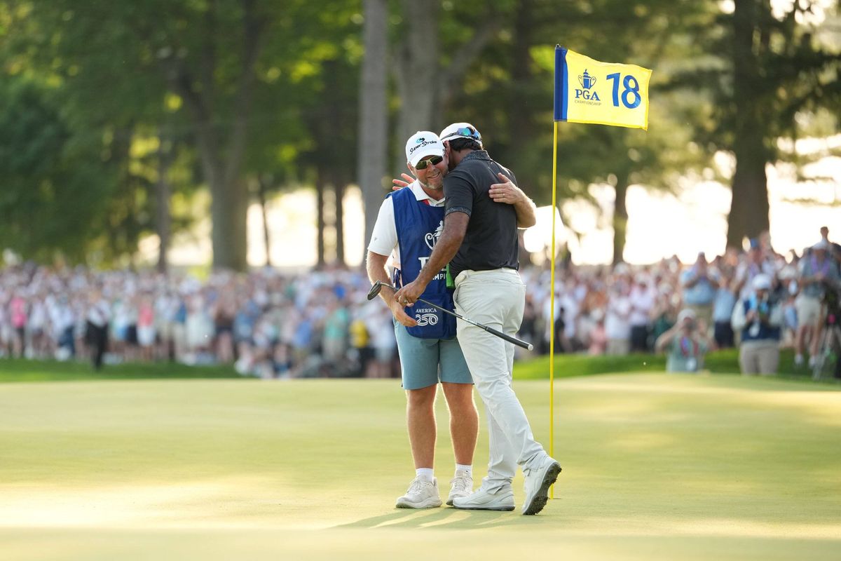 Rai and Timmis at the 2026 PGA Championship
