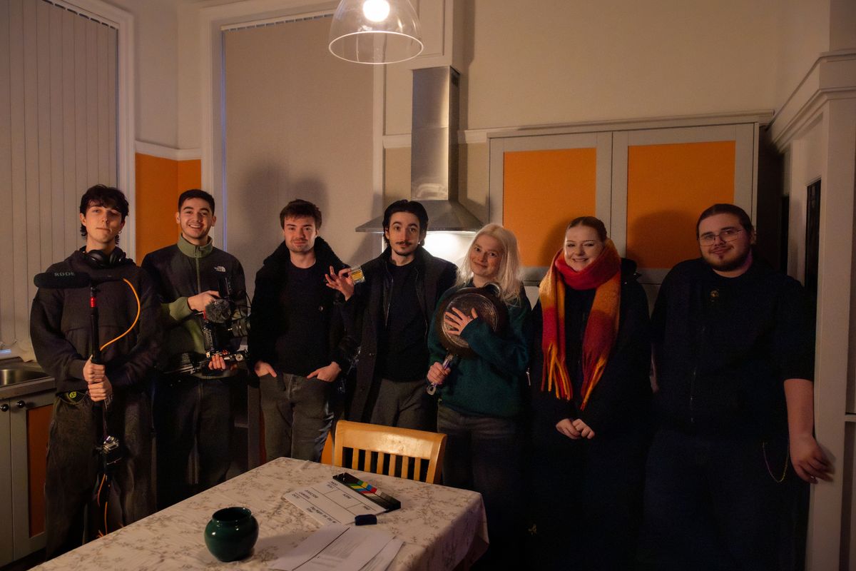 The cast and crew of Final Pill