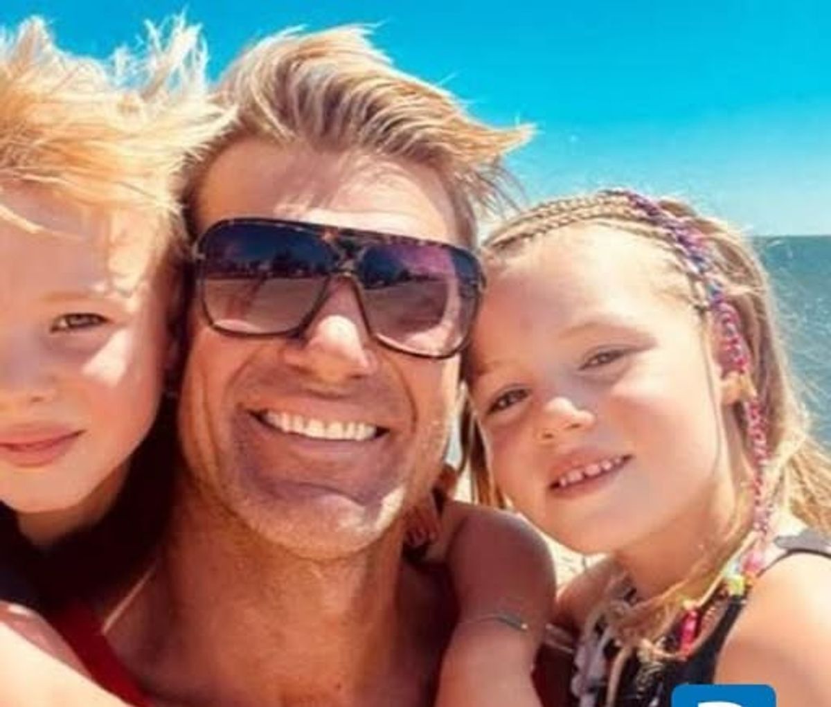 Scott and his children