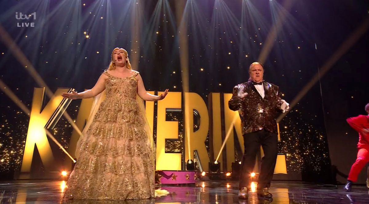 Britain's Got Talent's live semi-final descended into chaos as Katherine O'Malley's husband Joe joined her on stage during her performance